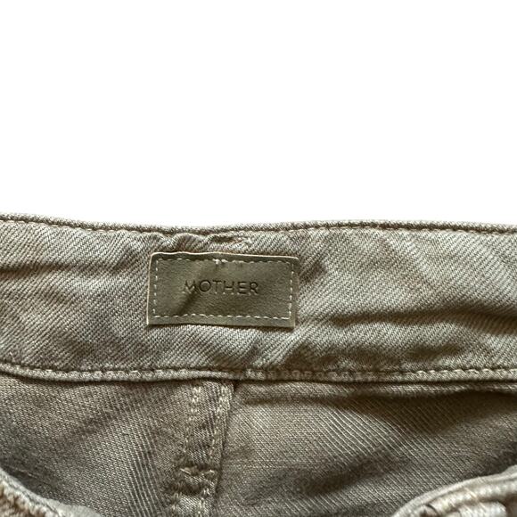 MOTHER Gothic Olive The Private Cargo Sneak Women's Size 27 Green Utility Pants - Picture 4 of 14